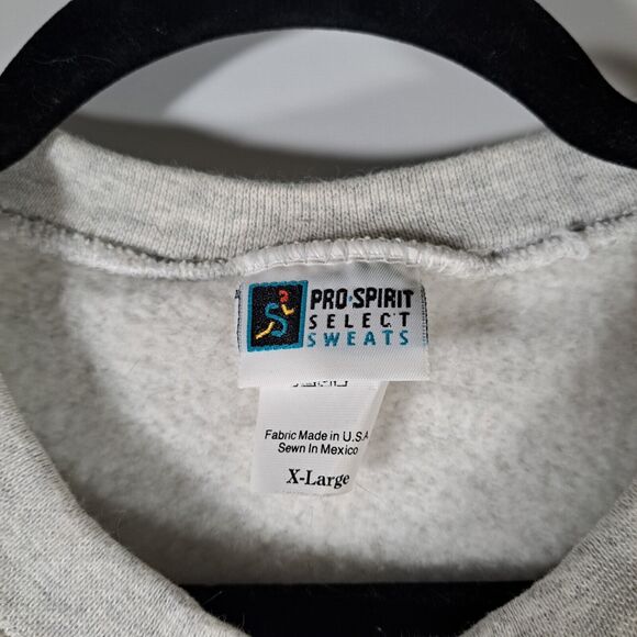 XL VTG Handmade Embroidered Crewneck Sweatshirt Compost Lives Gardening Pullover - Picture 3 of 5